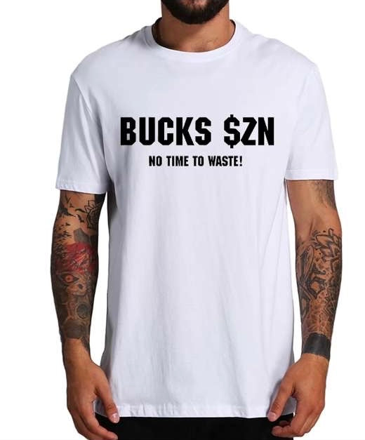 BUCKS SZN - Black and White Unisex T-Shirt